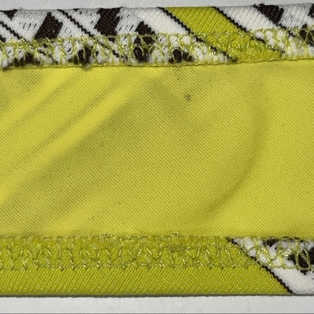 LEMLEM Amira Tie Front Bikini Top Women’s - Yellow Size - Medium $135 - Picture 11 of 11